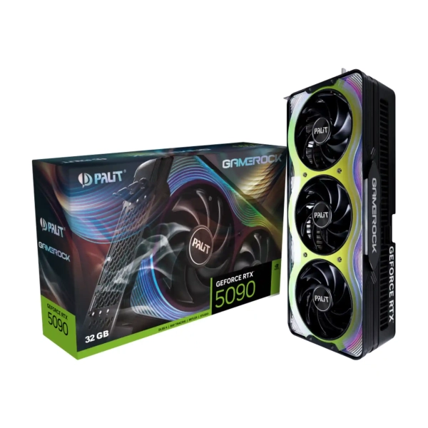 Купить Видеокарта PALIT Nvidia GeForce RTX 5090 GameRock 32GB GDDR7 (NE75090019R5-GB2020G) - фото 9
