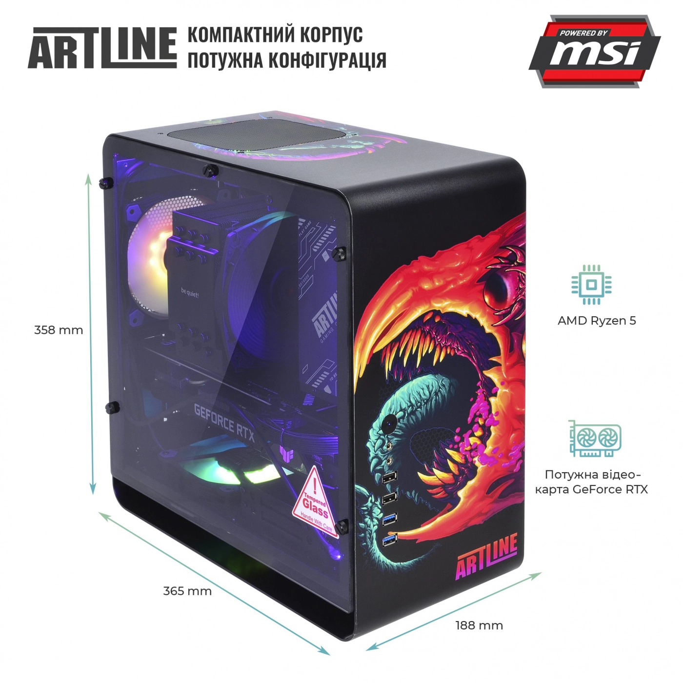 Купити Комп'ютер ARTLINE Overlord DRAGONv35CH - фото 6