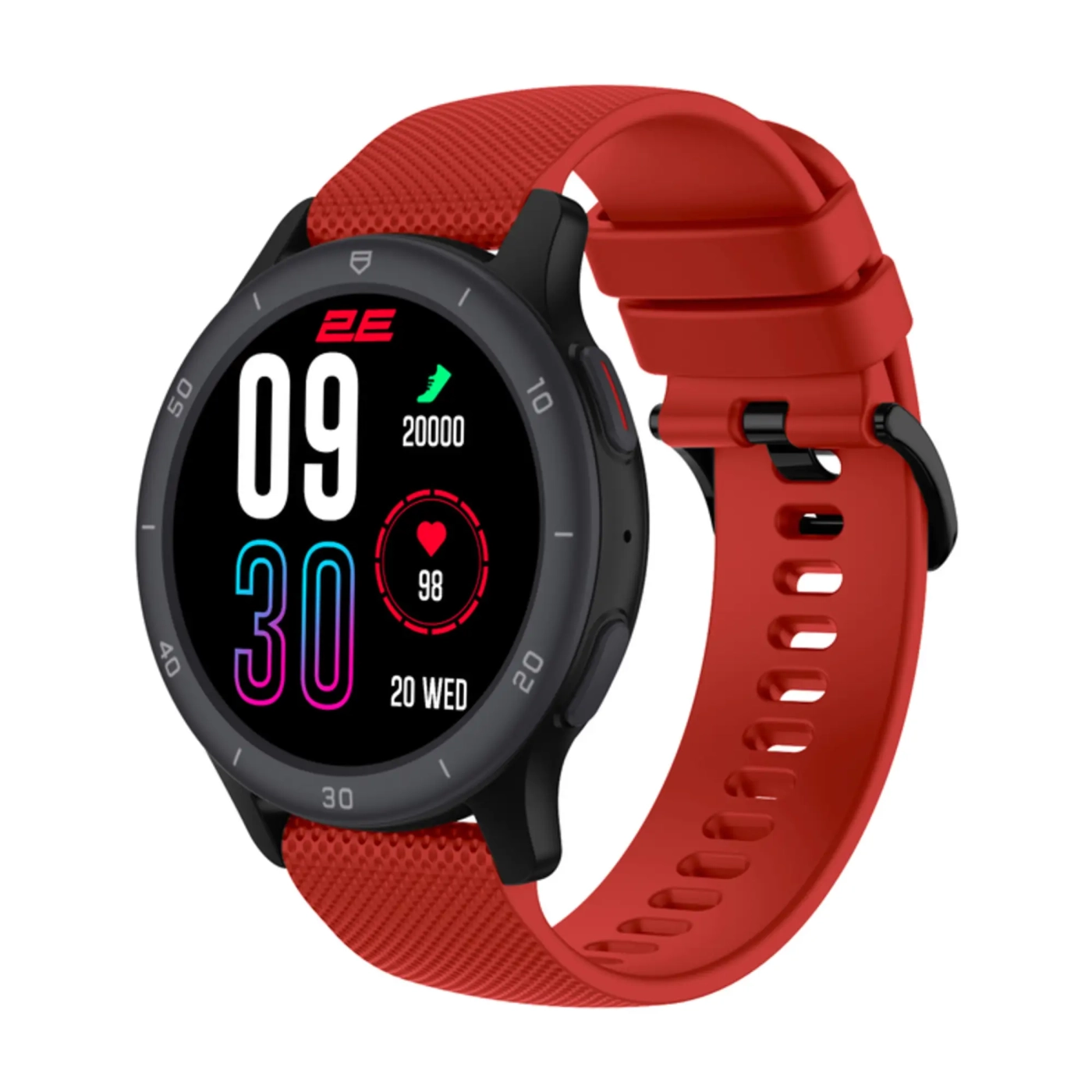 Купити Смарт-годинник 2E Motion GT2 47mm Black-Red (2E-CWW21BKRD) - фото 1