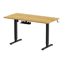 Купить Компьютерный стол Officepro ODE1470LW Light Wood/Black - фото 2
