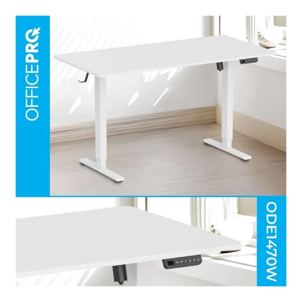 Купить Компьютерный стол Officepro ODE1470W White - фото 3