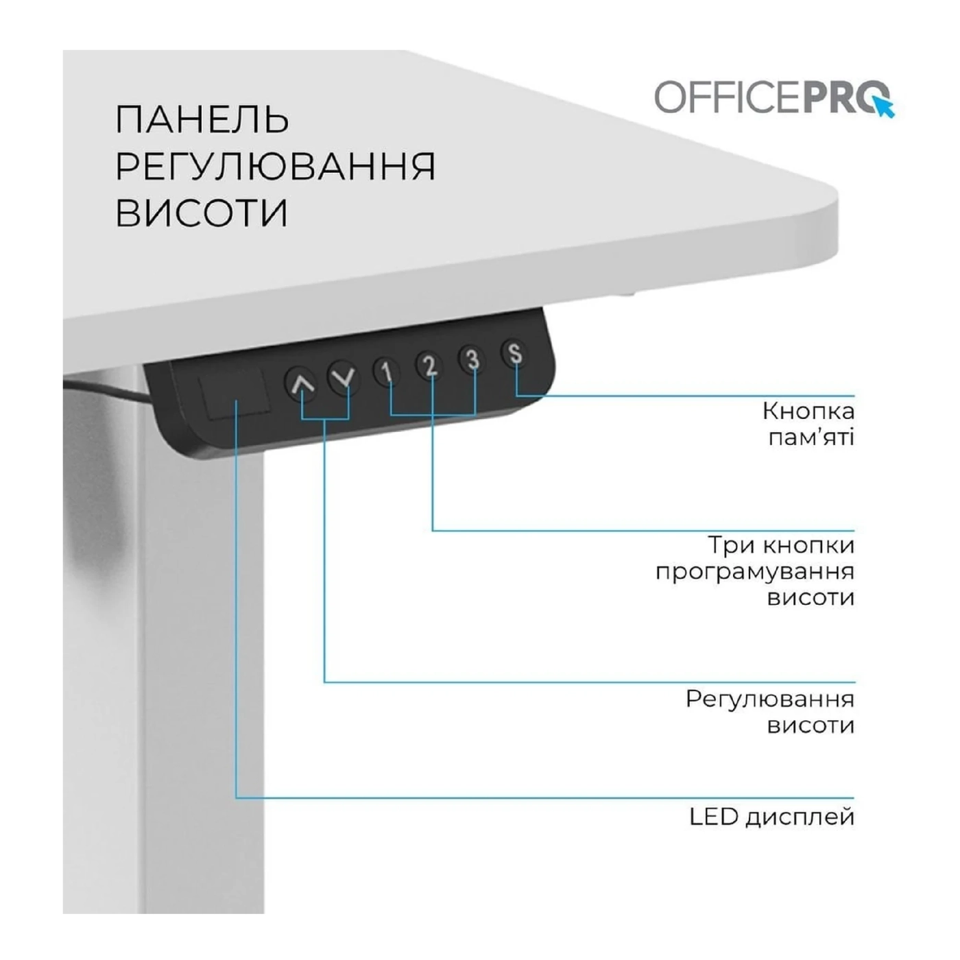Купить Компьютерный стол Officepro ODE1470W White - фото 5