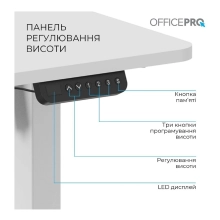 Купить Компьютерный стол Officepro ODE1470W White - фото 5