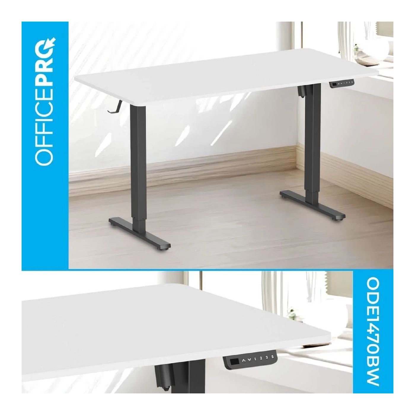 Купити Комп'ютерний стіл Officepro ODE1470WB White/Black - фото 3