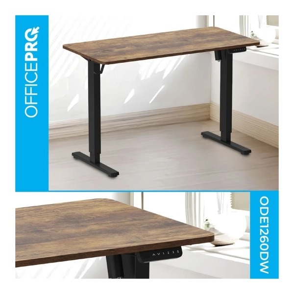 Купить Компьютерный стол Officepro ODE1260DW Dark Wood/Black - фото 3