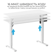 Купити Комп'ютерний стіл Officepro ODE1260W White - фото 4