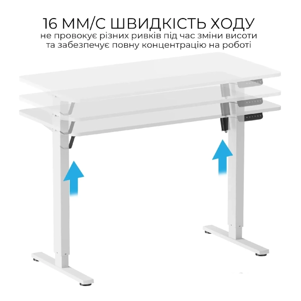 Купити Комп'ютерний стіл Officepro ODE1260W White - фото 4