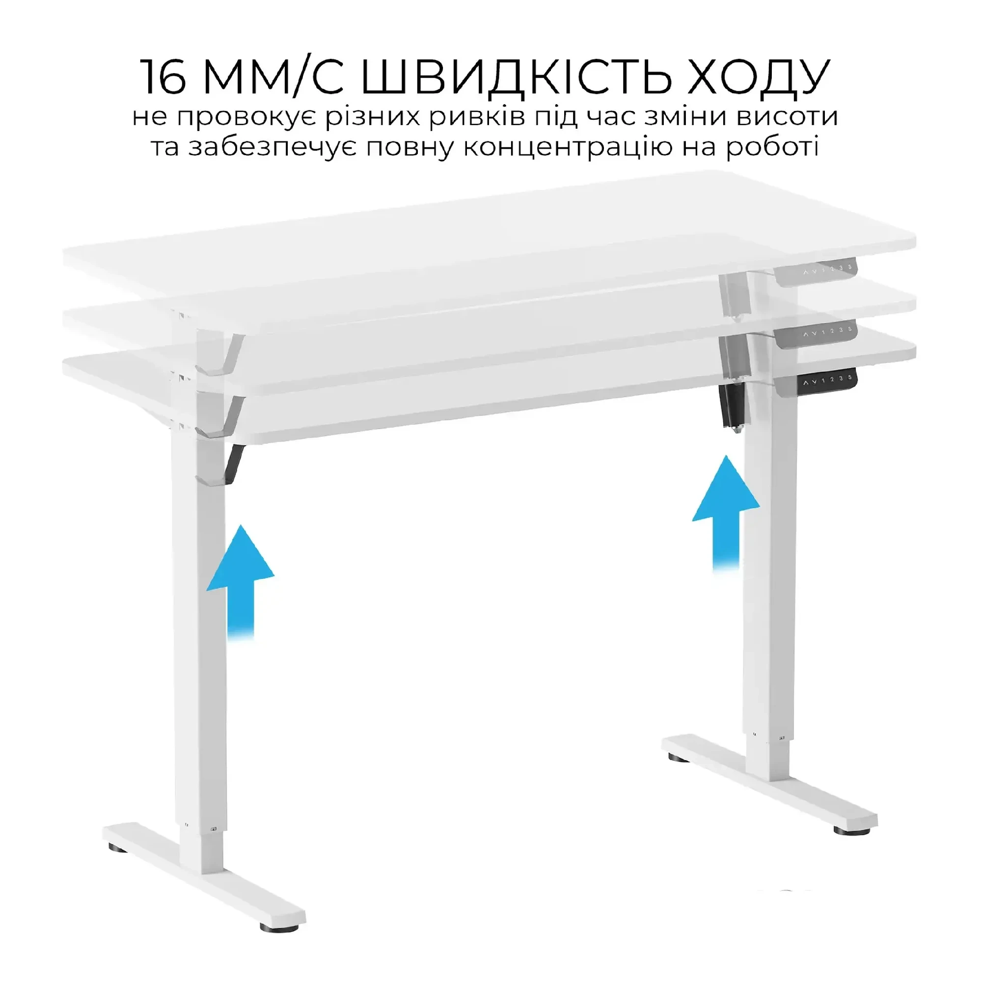 Купити Комп'ютерний стіл Officepro ODE1260W White - фото 4
