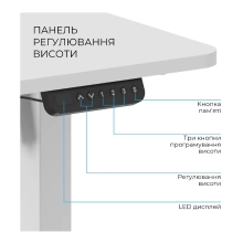 Купити Комп'ютерний стіл Officepro ODE1260W White - фото 5