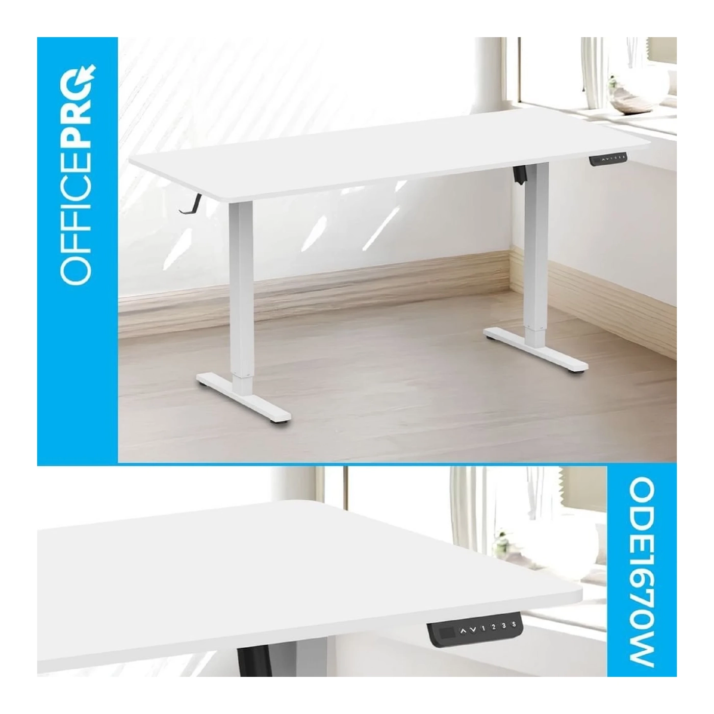 Купити Комп'ютерний стіл Officepro ODE1670W White - фото 3