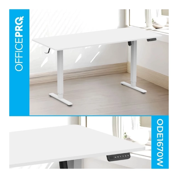 Купити Комп'ютерний стіл Officepro ODE1670W White - фото 3