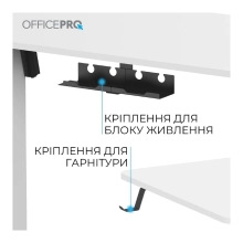 Купити Комп'ютерний стіл Officepro ODE1670W White - фото 7