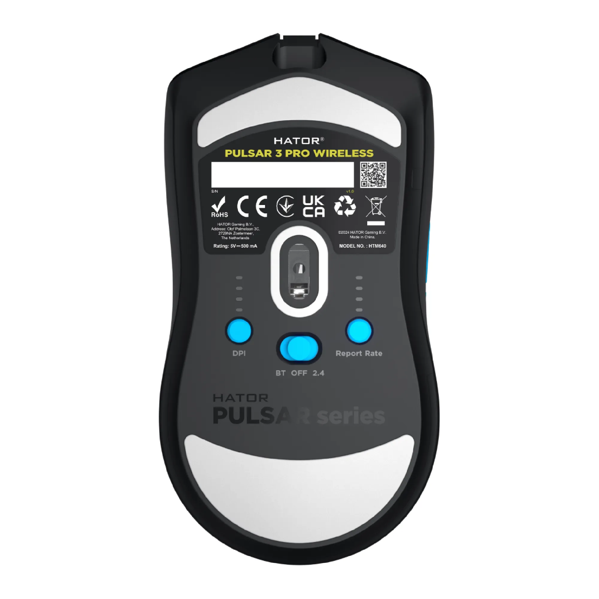 Купити Мишка HATOR Pulsar 3 PRO wireless (HTM640) black - фото 5