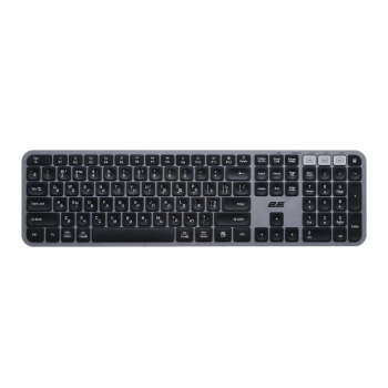Купить Клавиатура 2E KS240 Wireless USB/Bluetooth UA Grey (2E-KS240WG_UA) - фото 1
