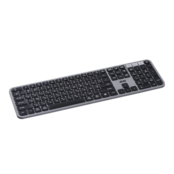 Купити Клавіатура 2E KS240 Wireless USB/Bluetooth UA Grey (2E-KS240WG_UA) - фото 2