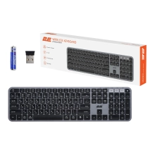 Купити Клавіатура 2E KS240 Wireless USB/Bluetooth UA Grey (2E-KS240WG_UA) - фото 7