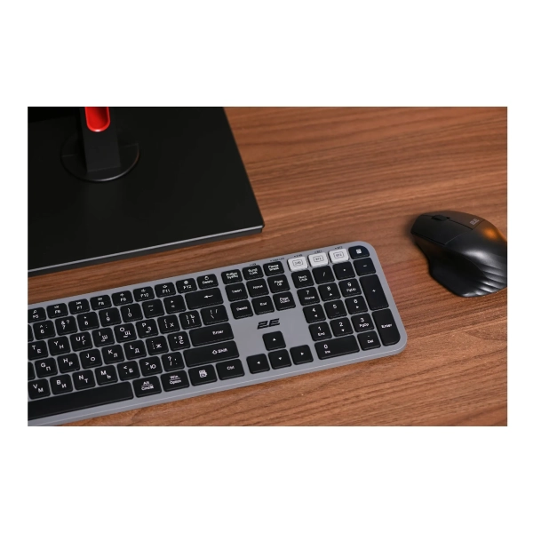 Купити Клавіатура 2E KS240 Wireless USB/Bluetooth UA Grey (2E-KS240WG_UA) - фото 11