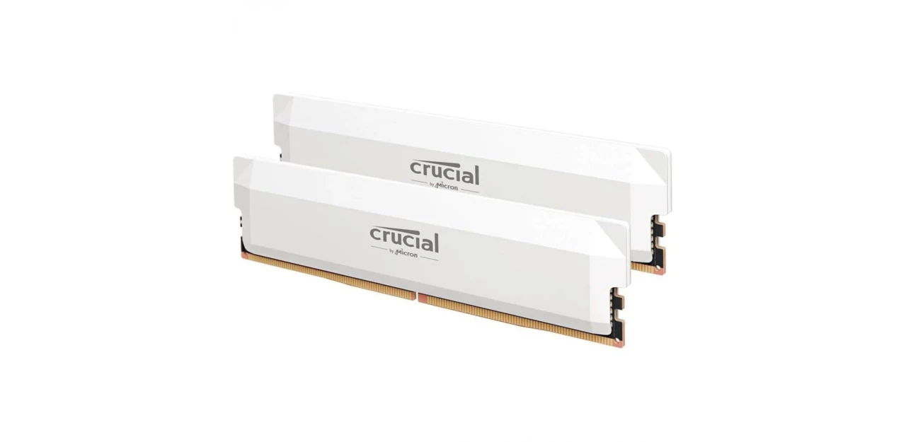 Купить Модуль памяти Crucial Pro White DDR5-6400 32GB (2x16GB) (CP2K16G64C38U5W) - фото 2