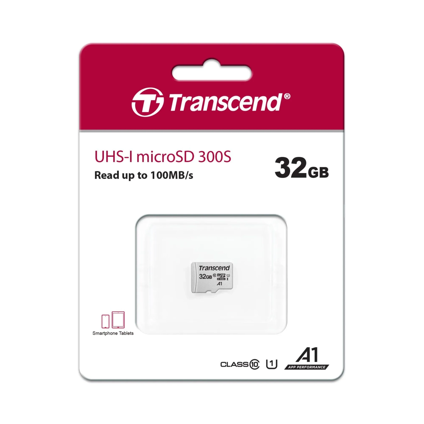 Купить Карта памяти Transcend microSDHC 32GB 300S C10 UHS-I U1 (TS32GUSD300S) - фото 2