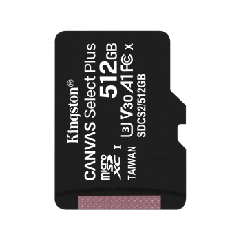 Купити Карта пам'яті Kingston microSDXC 512GB Canvas Select Plus A1 C10 UHS-I U3 V30 (SDCS2/512GBSP) - фото 1