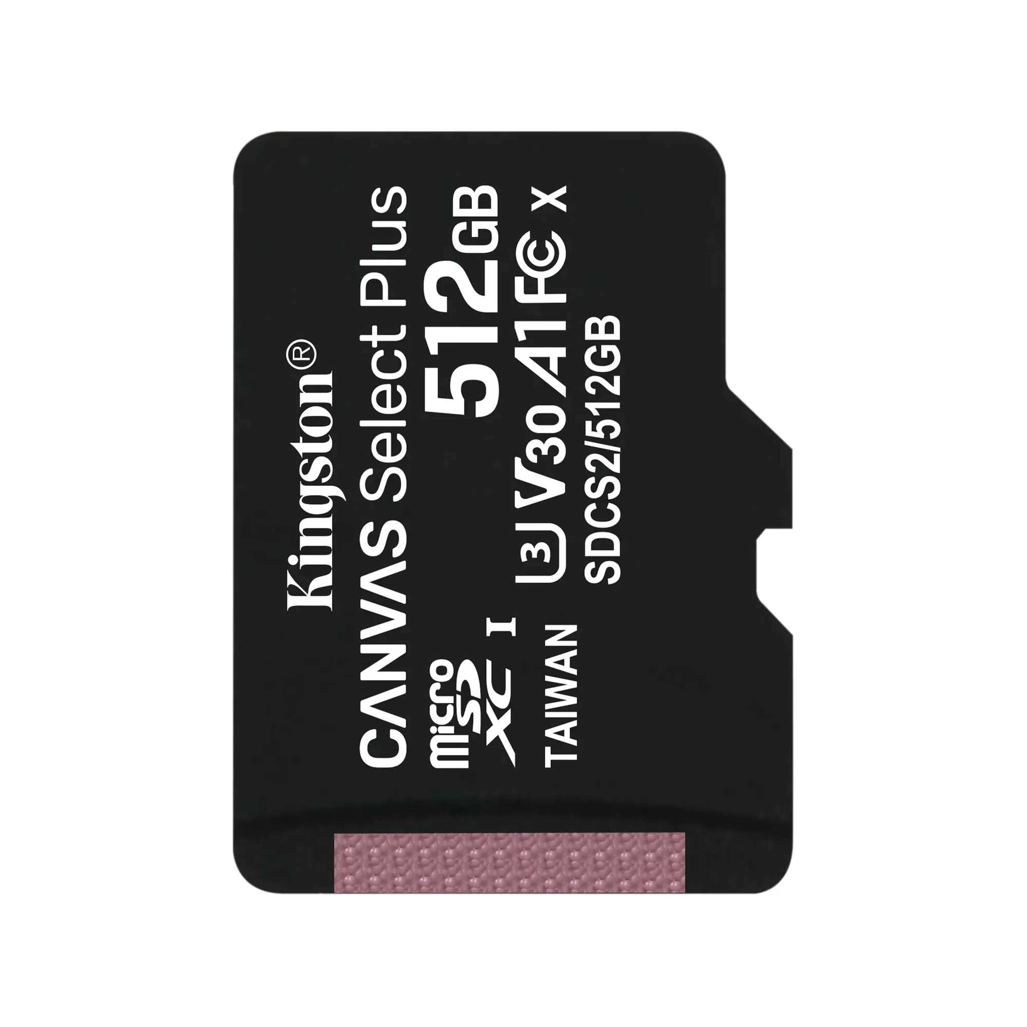 Купити Карта пам'яті Kingston microSDXC 512GB Canvas Select Plus A1 C10 UHS-I U3 V30 (SDCS2/512GBSP) - фото 1