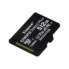 Купити Карта пам'яті Kingston microSDXC 512GB Canvas Select Plus A1 C10 UHS-I U3 V30 (SDCS2/512GBSP) - фото 2