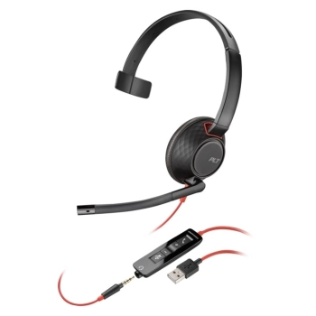 Купить Наушники Poly BlackWire 5210 Mono USB-A (80R98AA) - фото 1