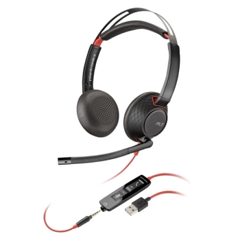 Купить Наушники Poly BlackWire 5220 Stereo USB-A (80R97AA) - фото 1