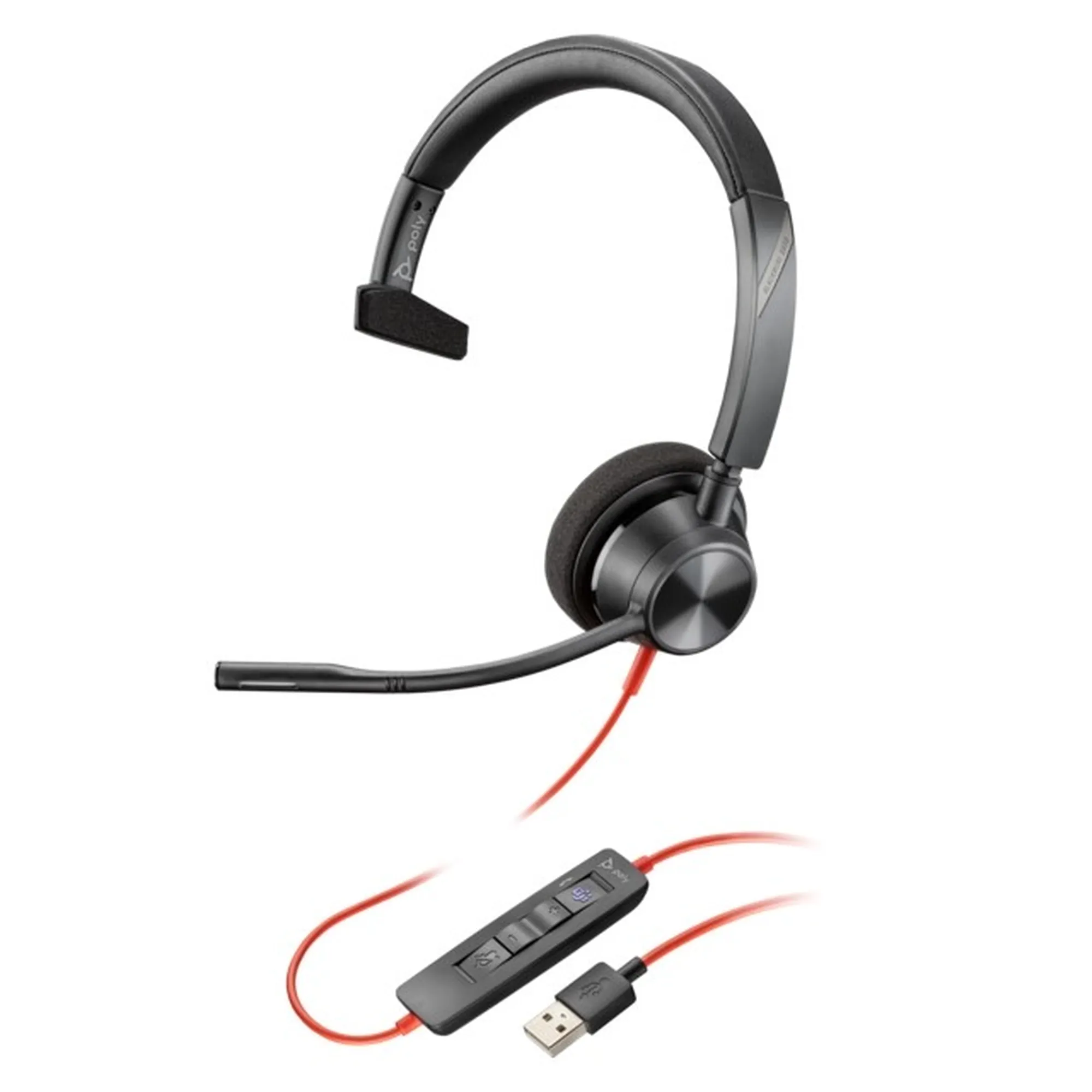 Купити Навушники Poly BlackWire C3310 Teams Mono USB-A (767F6AA) - фото 1