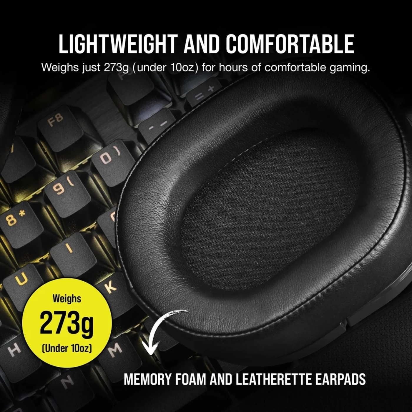 Купить Наушники Corsair HS55 Surround Carbon (CA-9011265-EU) - фото 8