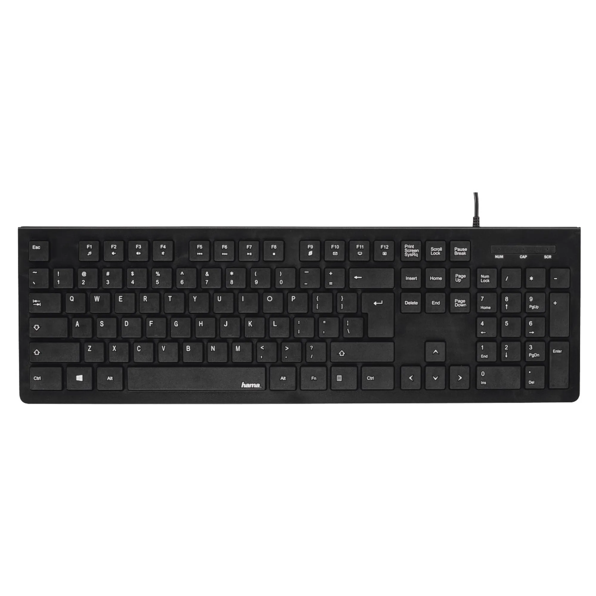Купить Клавиатура Hama KC-200 USB Black (89182681) - фото 1