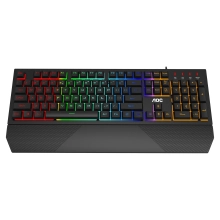 Купити Клавіатура AOC GK200 Rainbow LED USB Black (GK200D32R) - фото 2