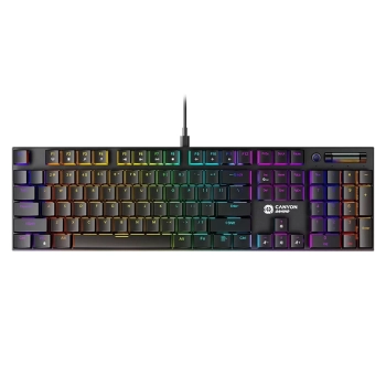 Купити Клавіатура Canyon Cometstrike GK-55 RGB USB UA Black (CND-SKB55-US) - фото 1