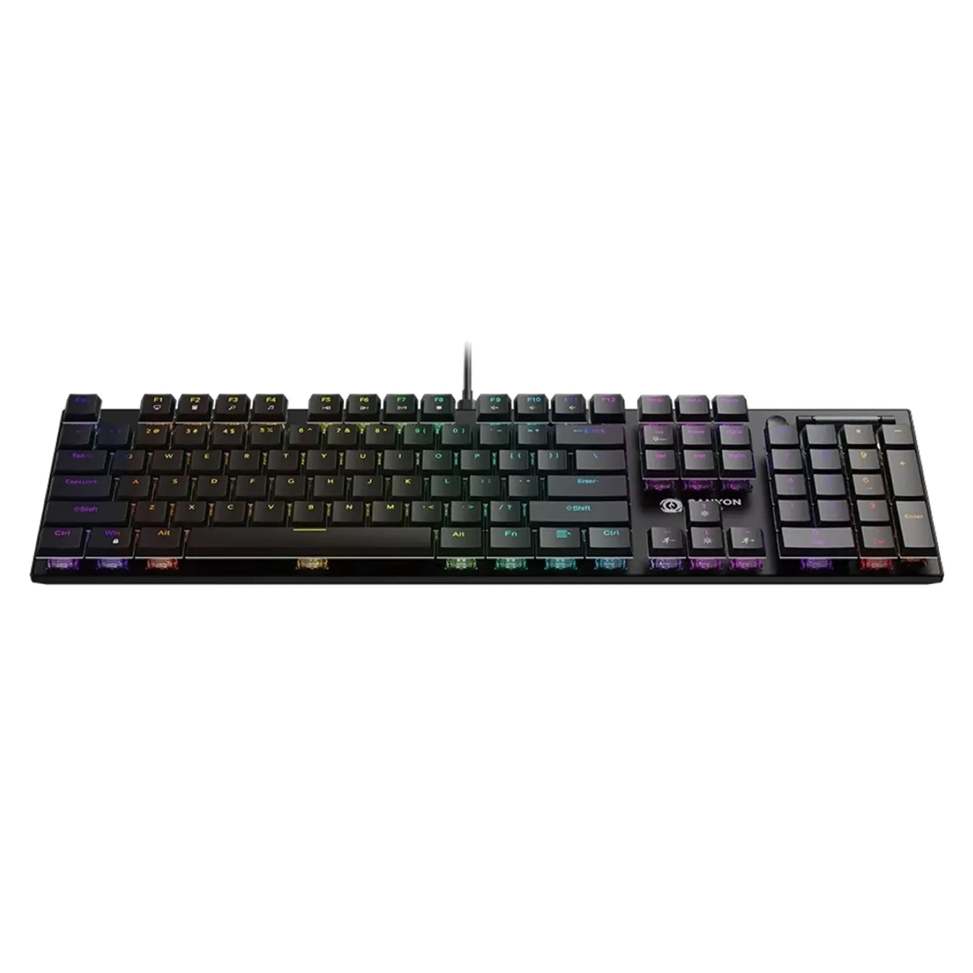 Купить Клавиатура Canyon Cometstrike GK-55 RGB USB UA Black (CND-SKB55-US) - фото 2