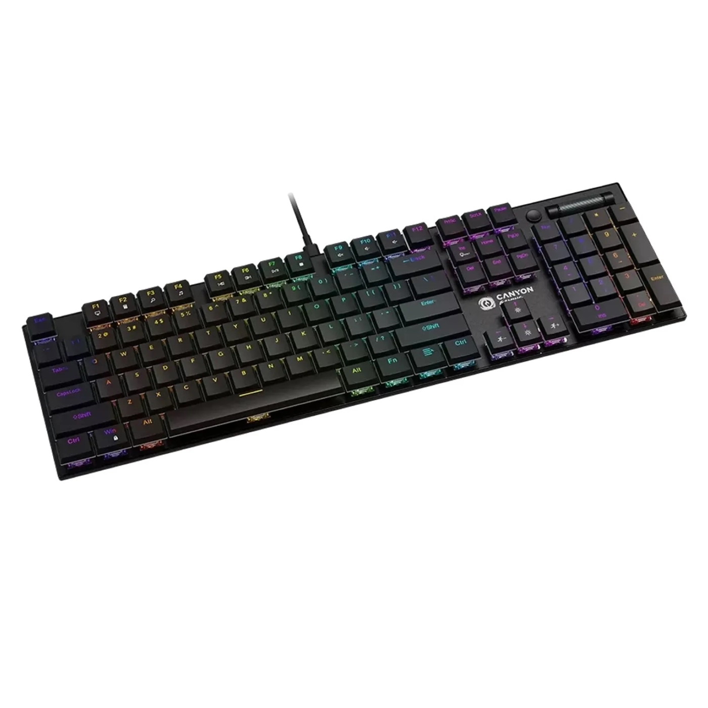Купить Клавиатура Canyon Cometstrike GK-55 RGB USB UA Black (CND-SKB55-US) - фото 3