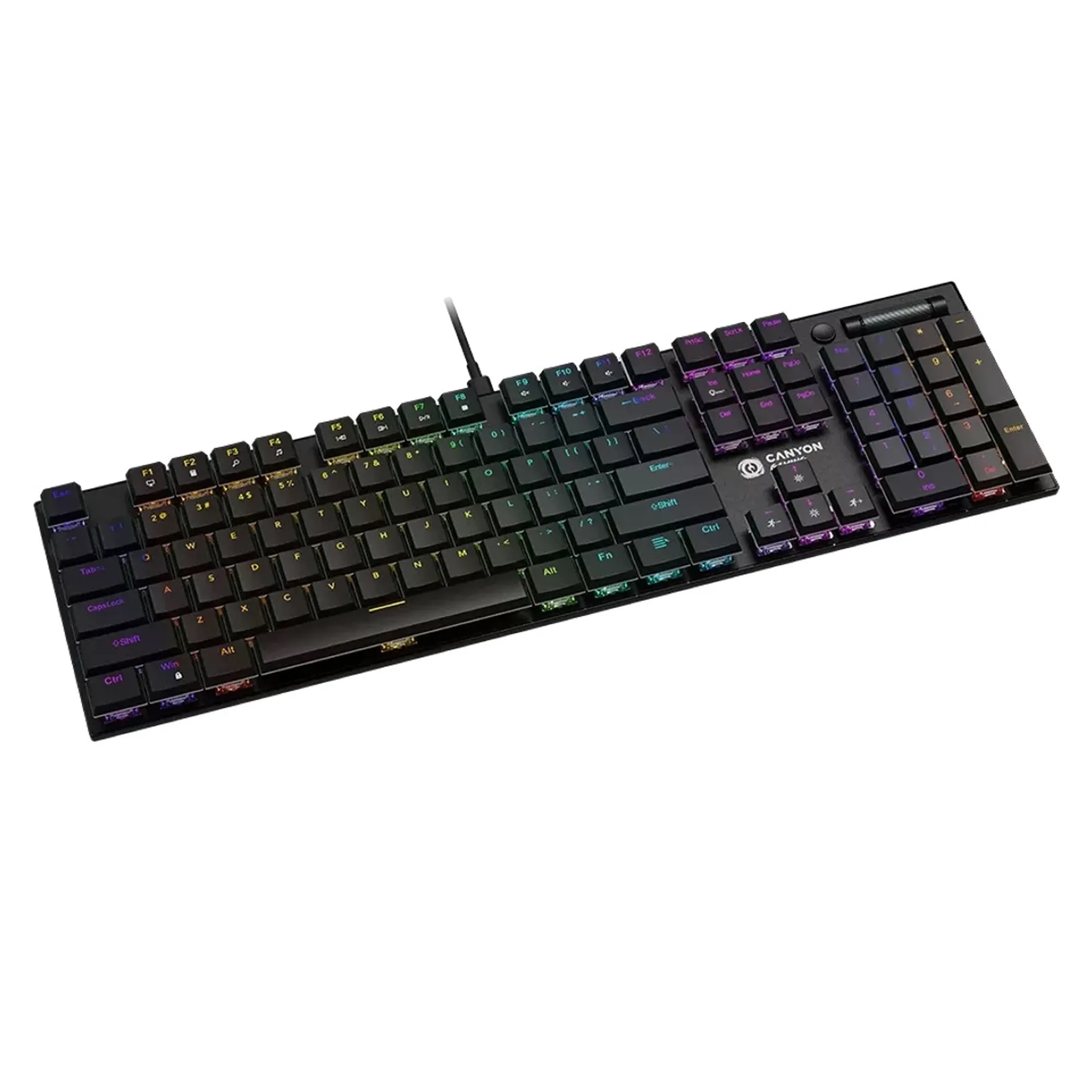 Купить Клавиатура Canyon Cometstrike GK-55 RGB USB UA Black (CND-SKB55-US) - фото 3
