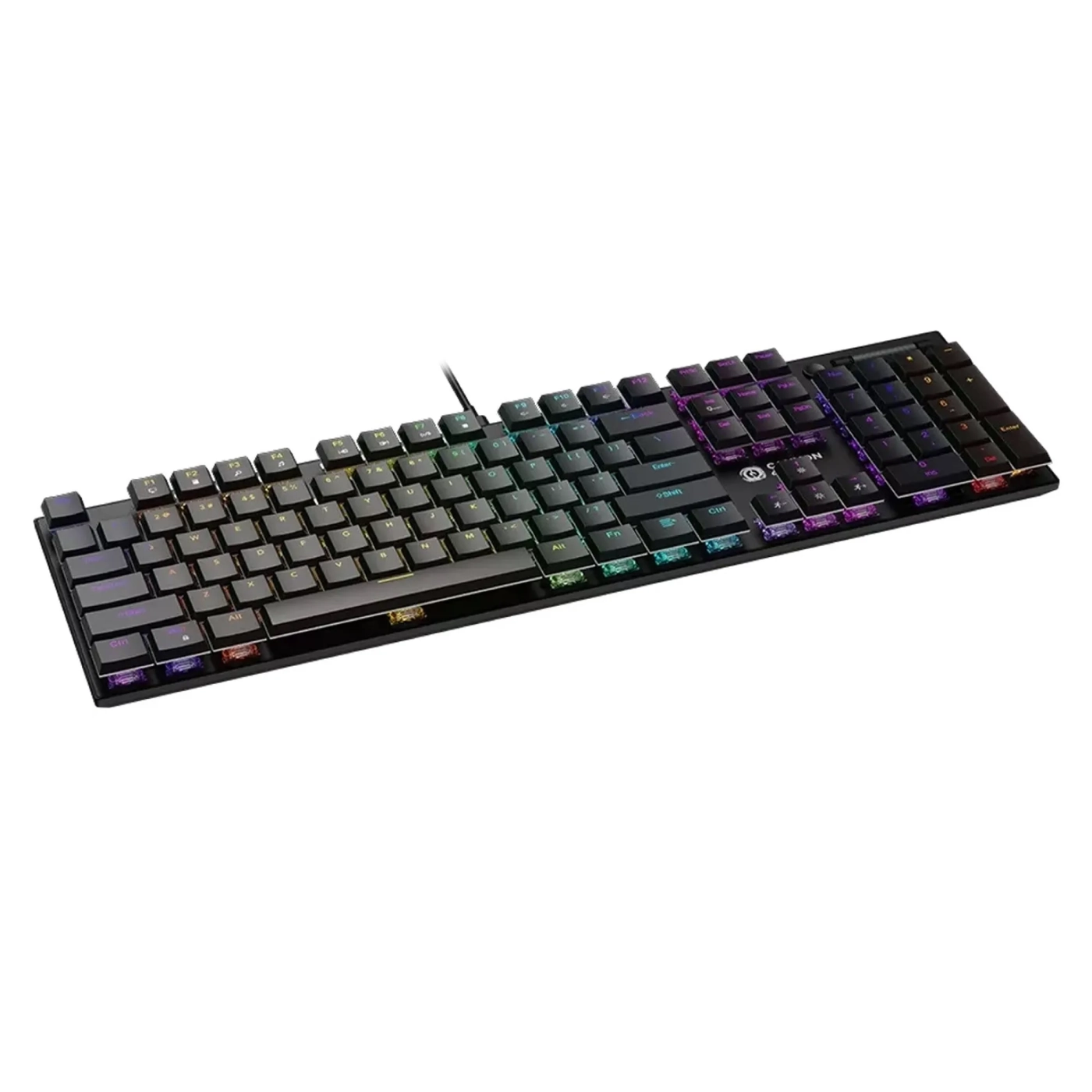 Купить Клавиатура Canyon Cometstrike GK-55 RGB USB UA Black (CND-SKB55-US) - фото 4