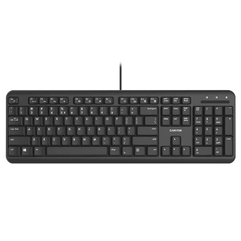 Купить Клавиатура Canyon HKB-20 Velvet USB UA Black (CNS-HKB02) - фото 1