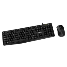 Купить Комплект клавиатура и мышка Canyon SET-1 USB UA Black (CNE-CSET1) - фото 2