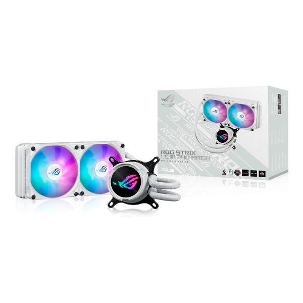 Купить Система водяного охлаждения ASUS ROG-STRIX-LC-III-240-ARGB-WHT (90RC00S2-M0UAY0) - фото 7