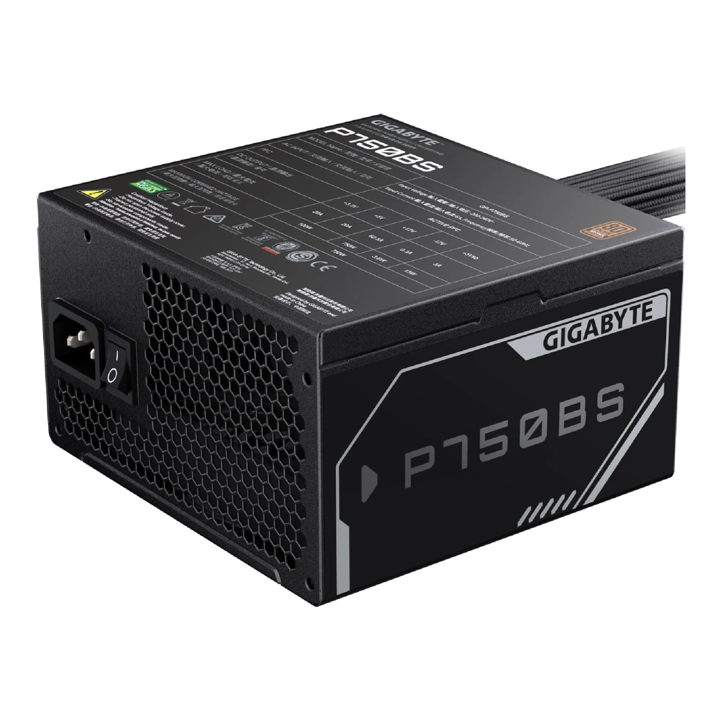 Купити Блок живлення Gigabyte P750BS 750W 80+ Bronze (GP-P750BS) - фото 4