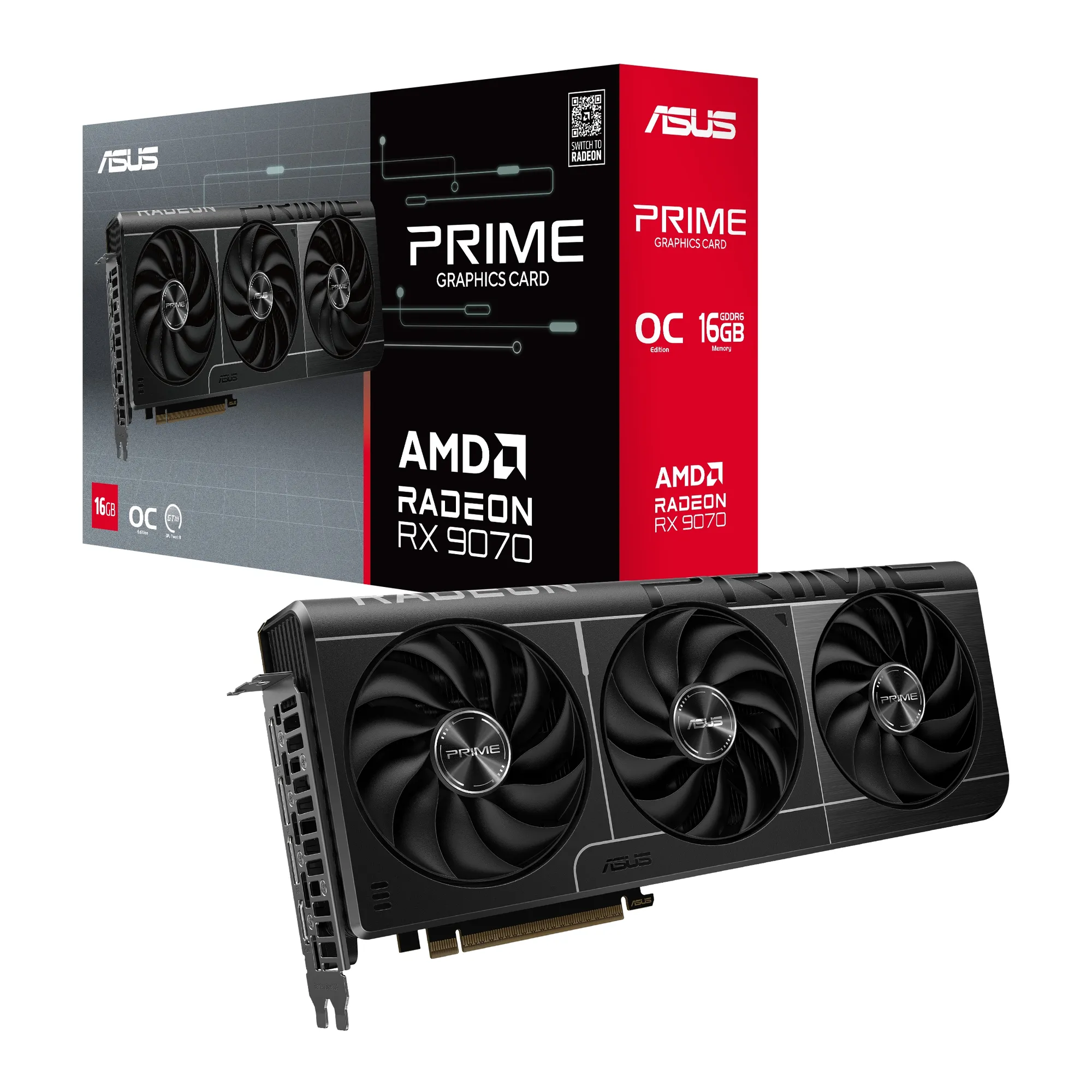 Купити Відеокарта Asus Prime Radeon RX 9070 OC Edition (PRIME-RX9070-O16G) - фото 10