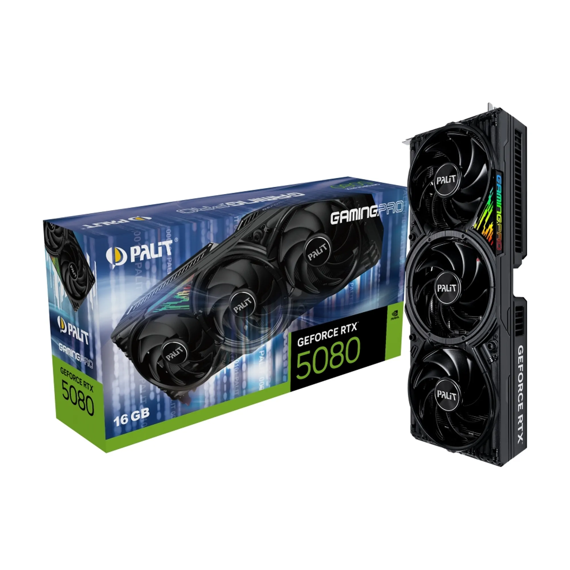 Купить Видеокарта Palit GeForce RTX 5080 GamingPro (NE75080019T2-GB2031A) - фото 11