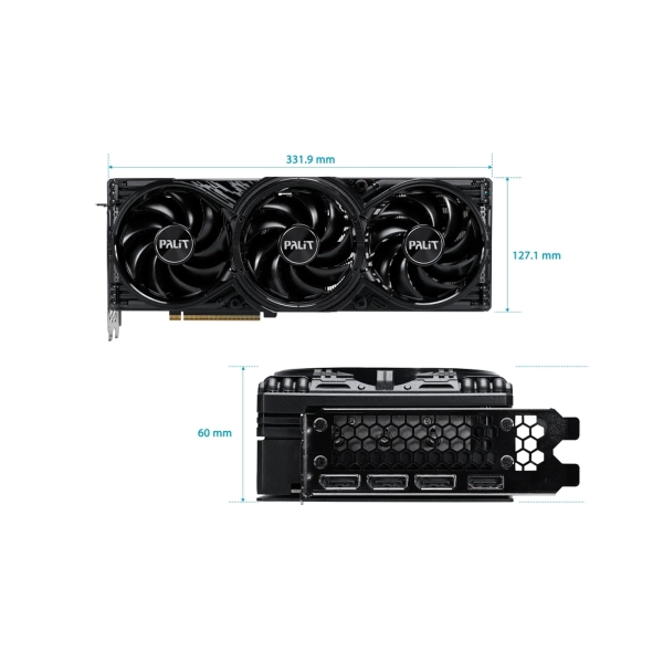 Купити Відеокарта Palit GeForce RTX 5080 GamingPro OC (NE75080S19T2-GB2031A) - фото 10