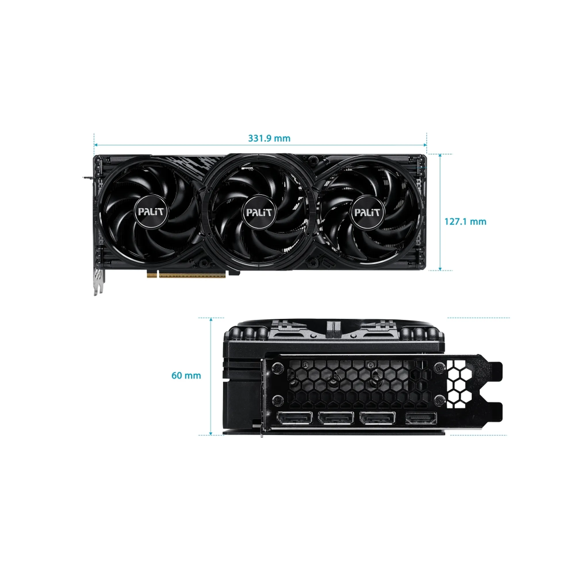Купити Відеокарта Palit GeForce RTX 5080 GamingPro OC (NE75080S19T2-GB2031A) - фото 10