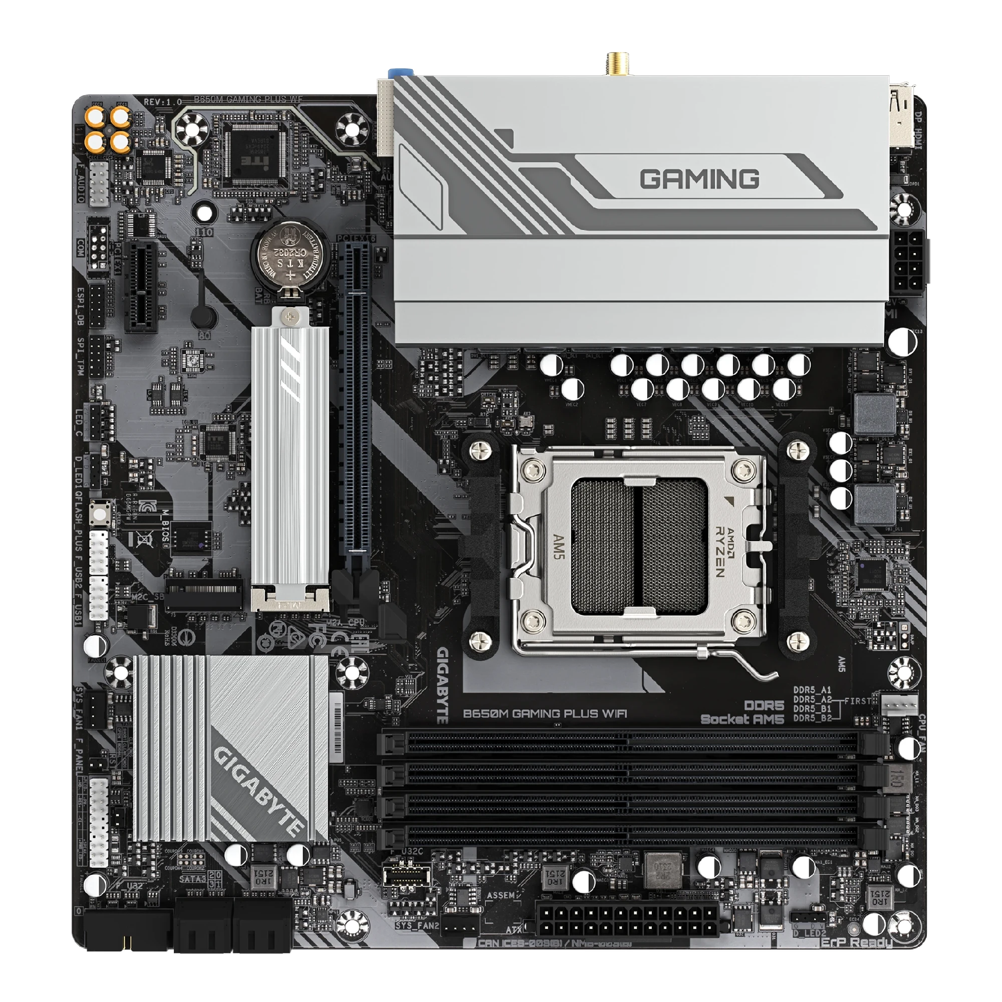 Купить Материнская плата Gigabyte B650M GAMING PLUS WIFI - фото 4