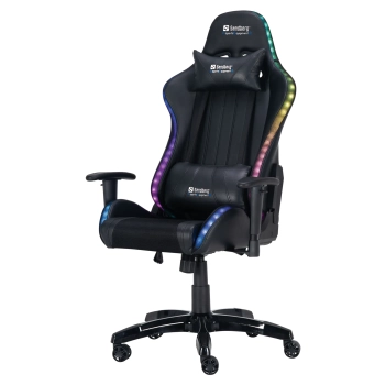 Купить Кресло для геймеров Sandberg Commander RGB Black (640-94) - фото 1