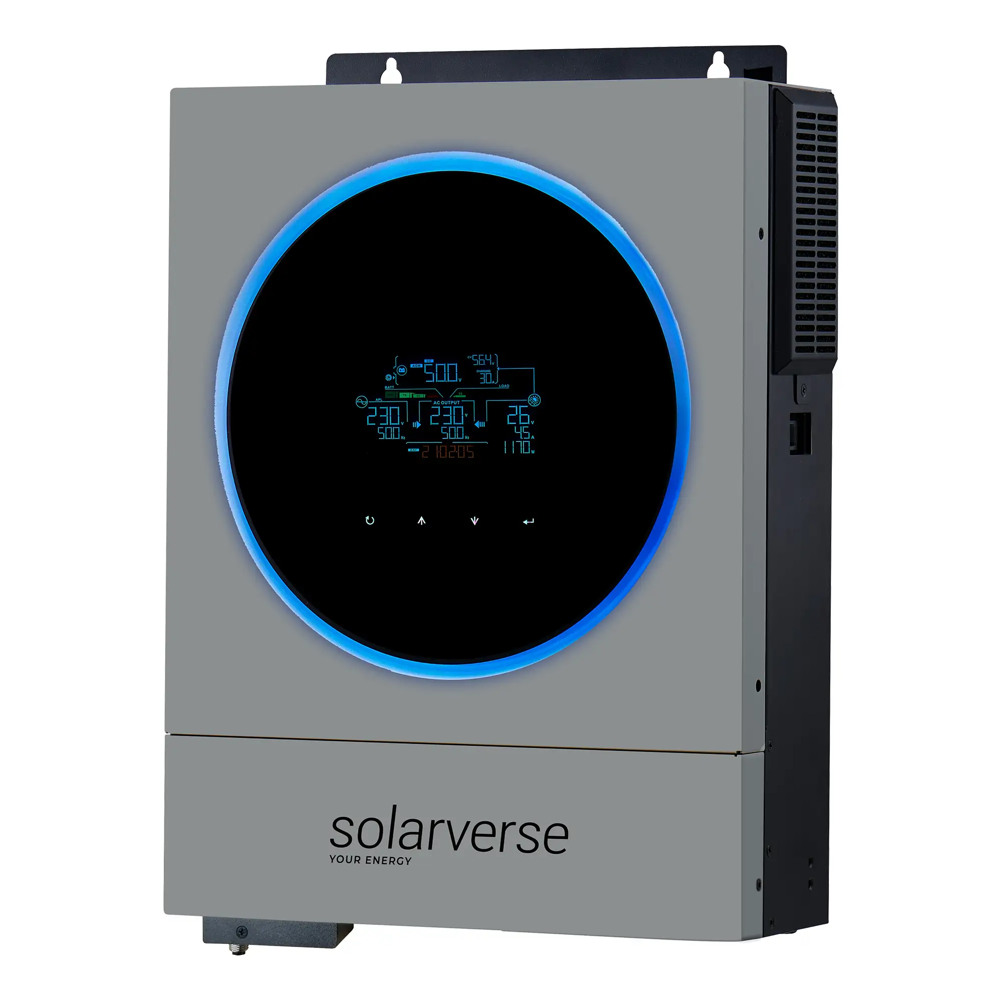 Купить Автономный инвертор Solarverse Ampere Duo 6kW 48V 1 MPPT Wi-Fi 220V Однофазный (SV6048AD) - фото 1