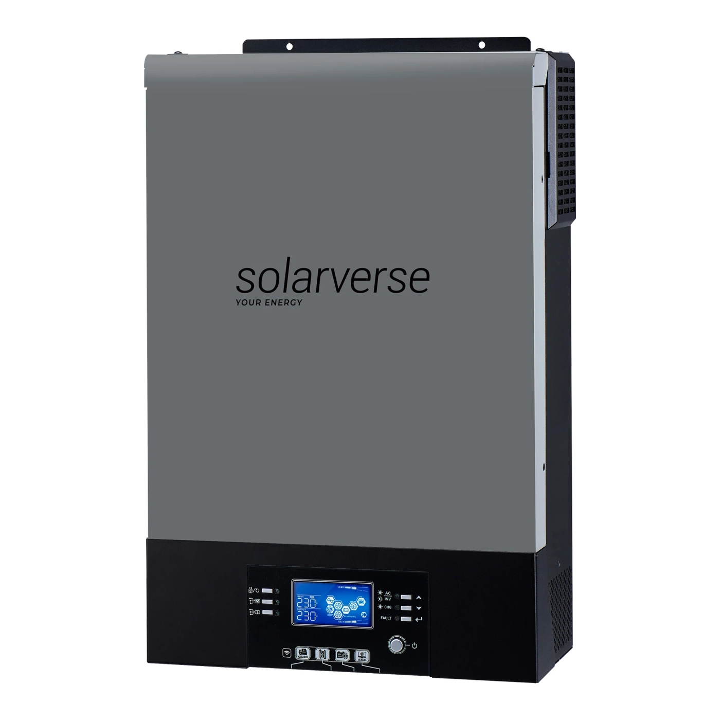 Купить Автономный инвертор Solarverse Ampere UPS 6kW 48V 1 MPPT Wi-Fi 220V Однофазный (SV6048UPSW) - фото 1