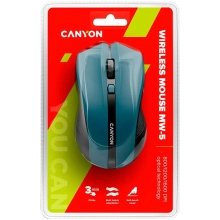 Купить Мышь Canyon MW-5 Blue (CNE-CMSW05BL) - фото 4